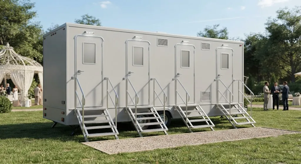 4 Stall Restroom Trailer in Bossier City, LA