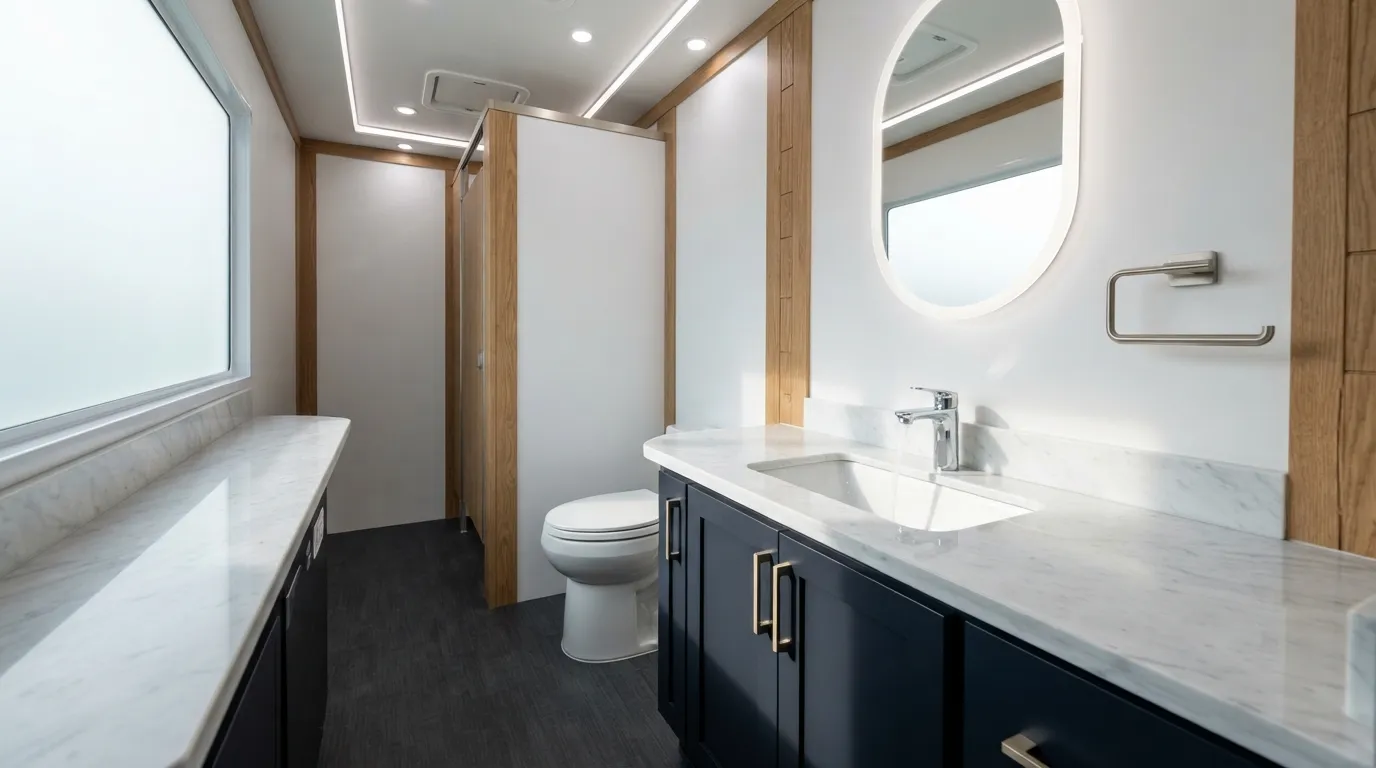 Luxury Restroom Trailer in Bossier City, LA
