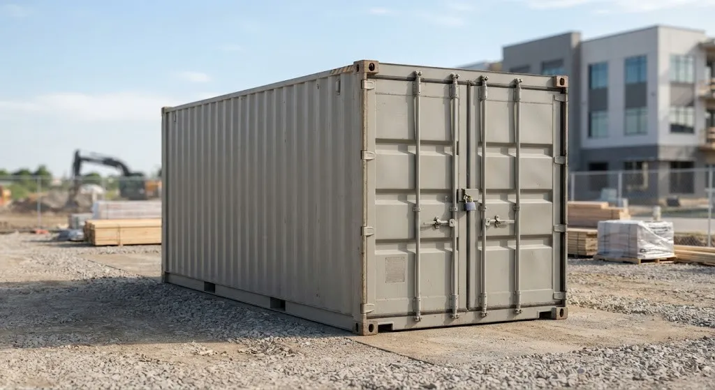 Porta potty in winter